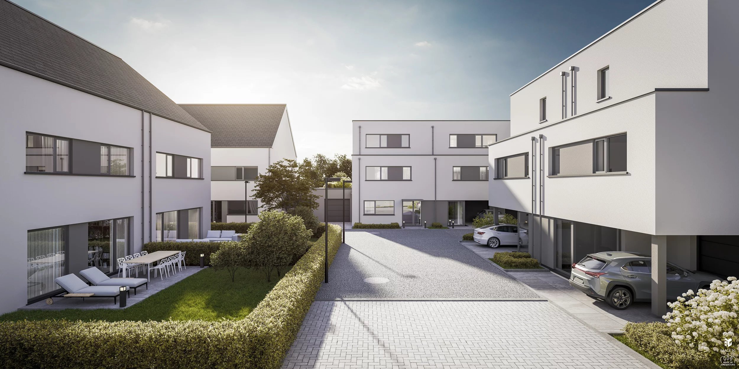 MERTZIG - RUE DE L'ÉCOLE - DOPPELHAUS-HÄUSER - LOT 5
